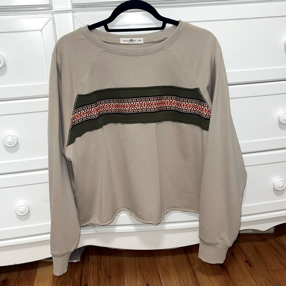 NATURAL LIFE - Slightly Cropped Sweatshirt